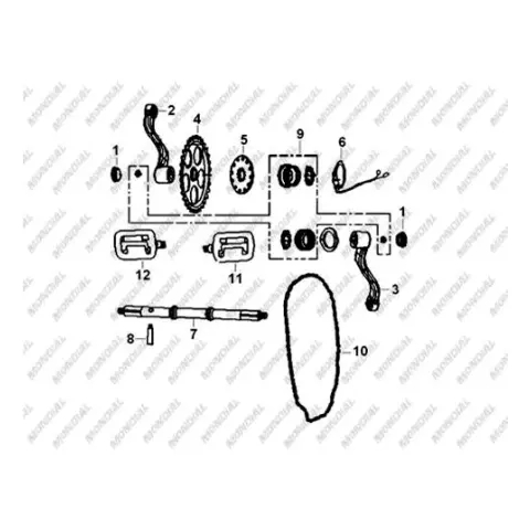 Mondial Es-3 Arka Stop Komple – 3. fotoğraf