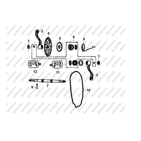 Mondial Es-3 Pedal Kolu Sol – 2. fotoğraf