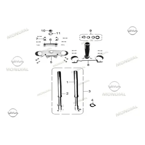 Mondial RX3I Evo 250 (2016) Somun – 3. fotoğraf