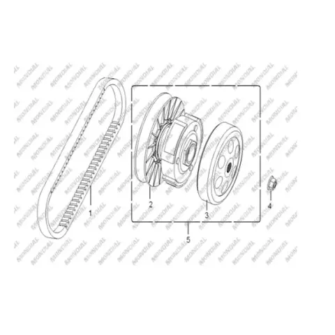 Mondial 100 Loyal Flanşlı Somun M12X1.25 – 2. fotoğraf