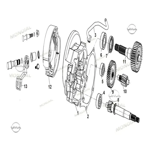Mondial 125 Exon E5+ Ara Dişli (50T) – 2. fotoğraf