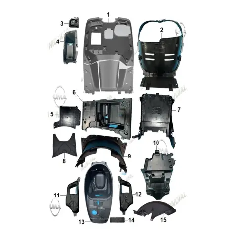 Mondial 125 Exon E5+ Ayaklık Ana Gövde – 2. fotoğraf