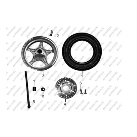 Mondial 125 KV Disk Civatası – 3. fotoğraf