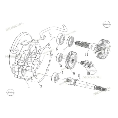 Mondial 125 Lungo (E5+) Rulman 6004-2RS – 3. fotoğraf