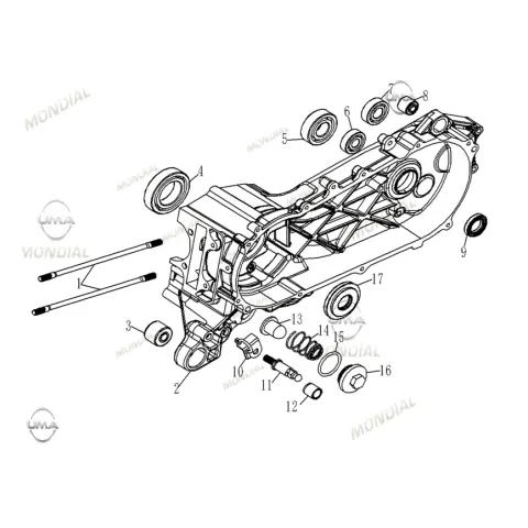 Mondial 125 Lungo (E5+) Rulman 6007-RS – 3. fotoğraf