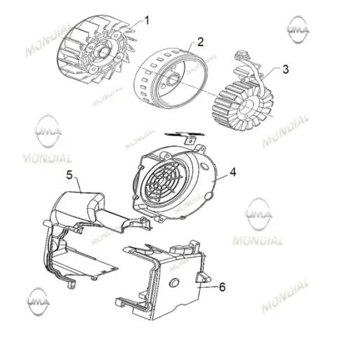 Mondial 125 Skuty Fan