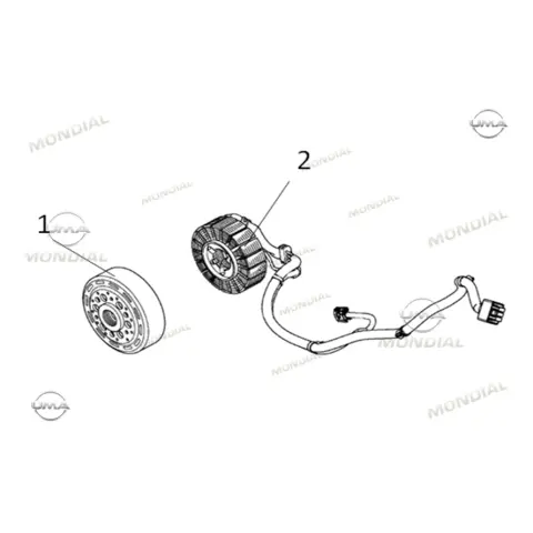 Mondial 125 Strada Rotor
