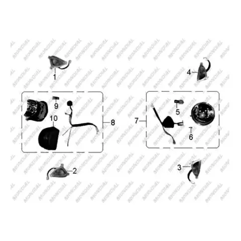 Mondial 125 URT (RT) Ampul 5W