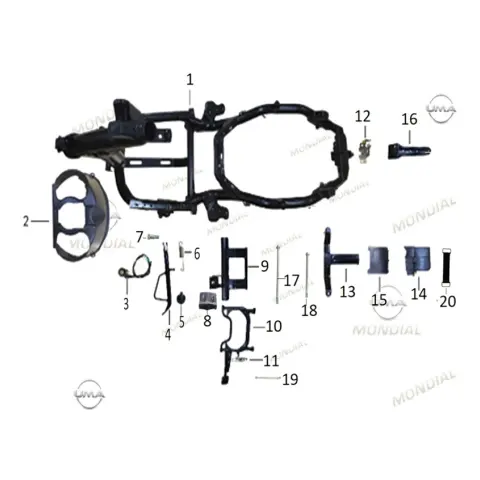 Mondial 125 Velomax Orta Sehpa Yayı – 2. fotoğraf