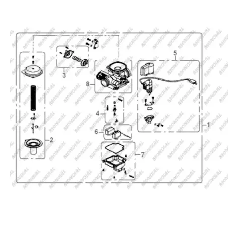 Mondial 125-150 RR Karbüratör Şamandırası – 3. fotoğraf