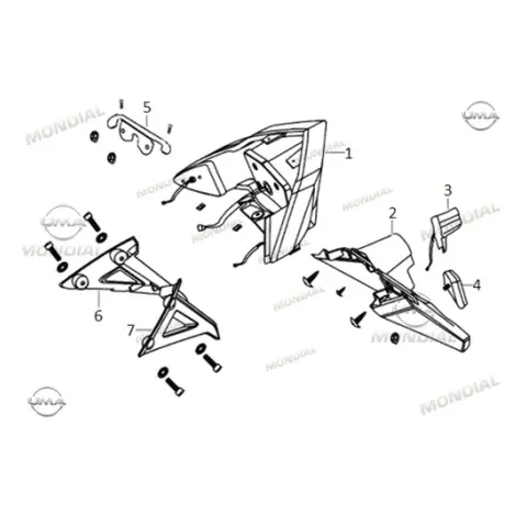 Mondial 150 Mash (2013) Arka Reflektör