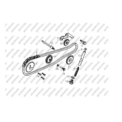 Mondial 150 ZC Civata M5X0.8X12 (Din 933) – 2. fotoğraf