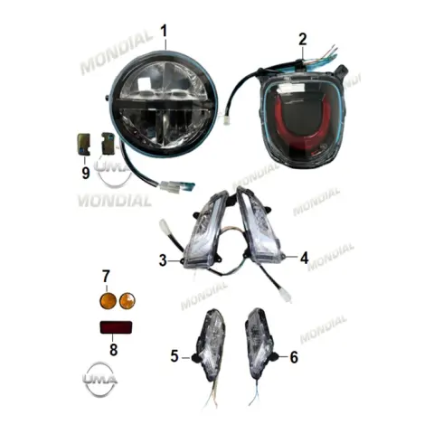 Mondial 50 Exon Tutucu Braket (Far) – 2. fotoğraf