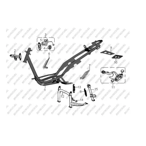 Mondial Ardour 125 Orta Sehpa Yayı – 3. fotoğraf