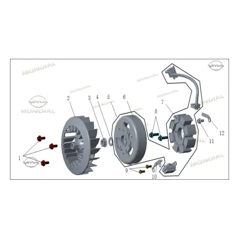 Mondial Fury 110 E5+ Rotor