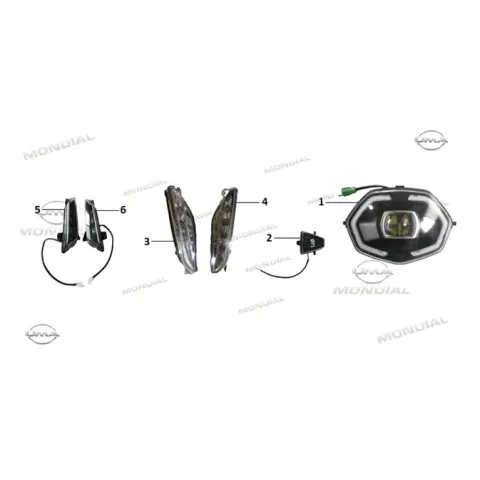 Mondial Wing 50İ Arka Sol Sinyal Komple – 3. fotoğraf