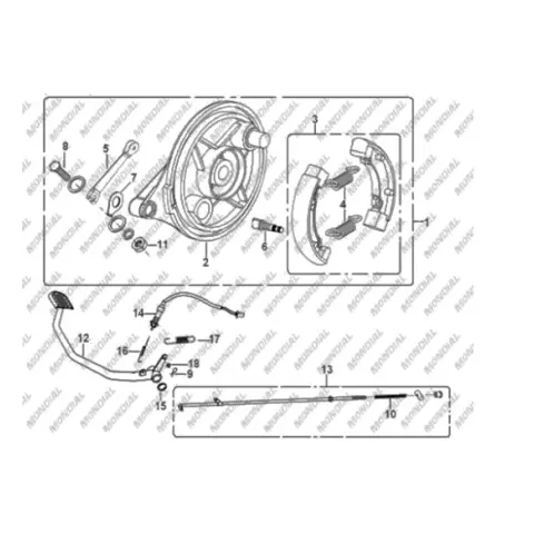 Mondial 100 MG Sport Civata M6X1X35 (Din 933)