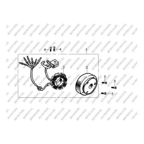 Mondial 110 Ucg Debriyaj Ayırma Kolu Yayı