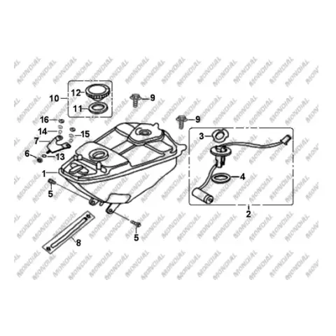 Mondial 125 Aggressive O-Ring 30X7X3