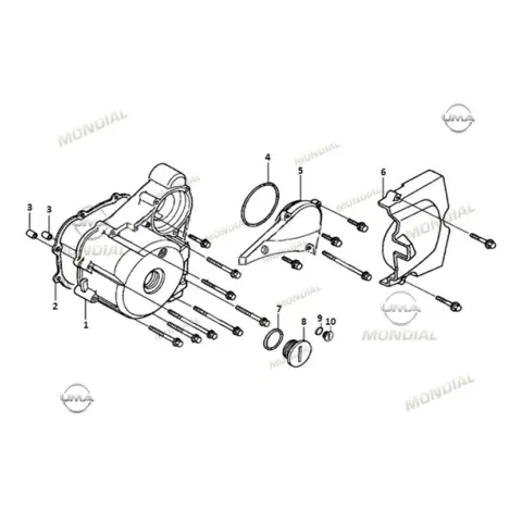Mondial 125 Drift L E5+ Sol Dekoratif Kapak – 3. fotoğraf