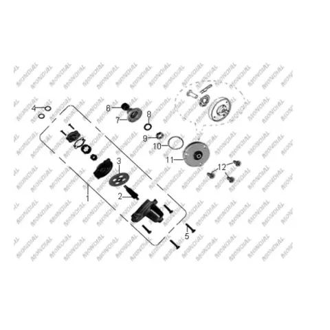 Mondial 125 MG Deluxe (2013) Civata M6X1X28 (Din 7985) – 3. fotoğraf