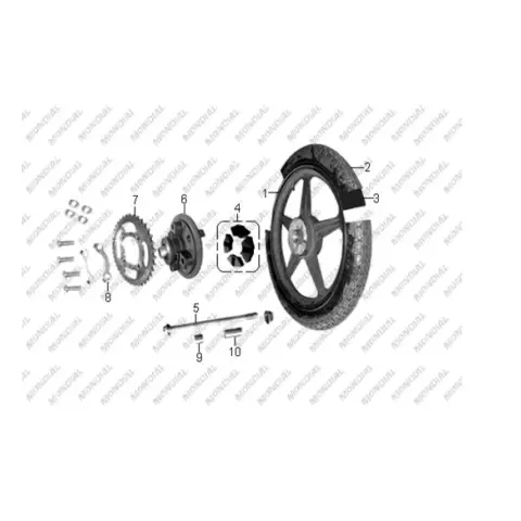 Mondial 125 MX Grumble İç Lastik (2.50/2.75-18) – 3. fotoğraf