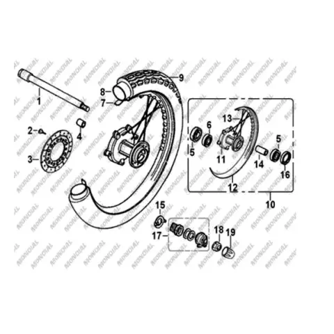 Mondial 125 Ukt (KT) Dış Lastik (3.00-18) (Tube)