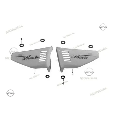 Mondial 135 UAG Sele Altı Yan Grenaj Burcu Üst