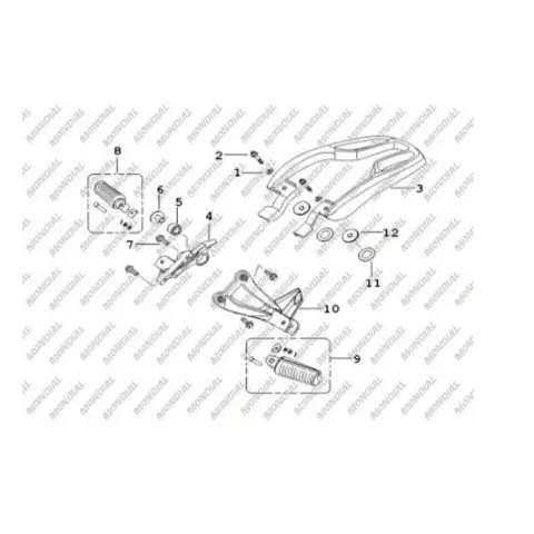 Mondial 150 MH Drift Flanşlı Burç 14X22X34X6