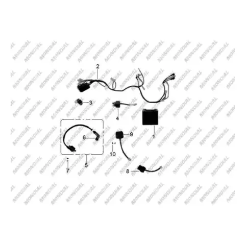 Mondial 150 MR Vulture Civata M8X1.25X20 (Din 6921) – 3. fotoğraf
