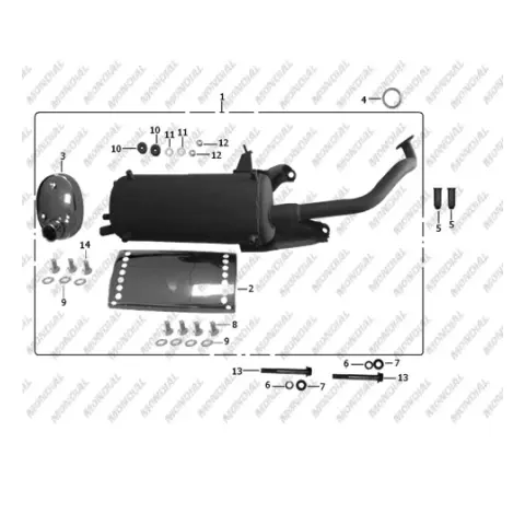Mondial 175 Masti-X Civata M8X1.25X65 (Din 6921) – 3. fotoğraf