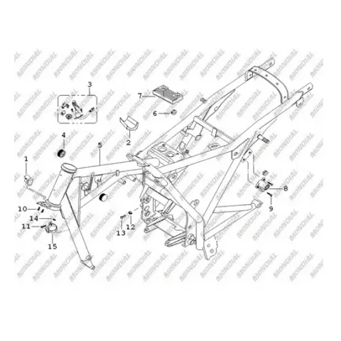Mondial MR250 Destro (2010) Somun M5X0.8 – 3. fotoğraf