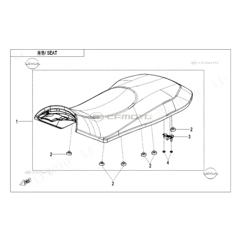 Mondial SD 650-S Sele Altı Takozu