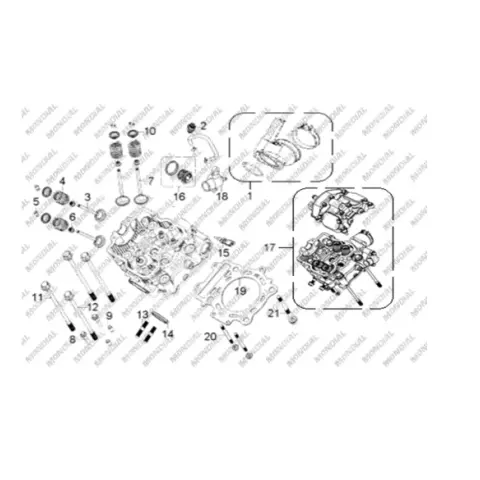 Mondial Terracross 625 Civata M6X1X68 (Saplama)