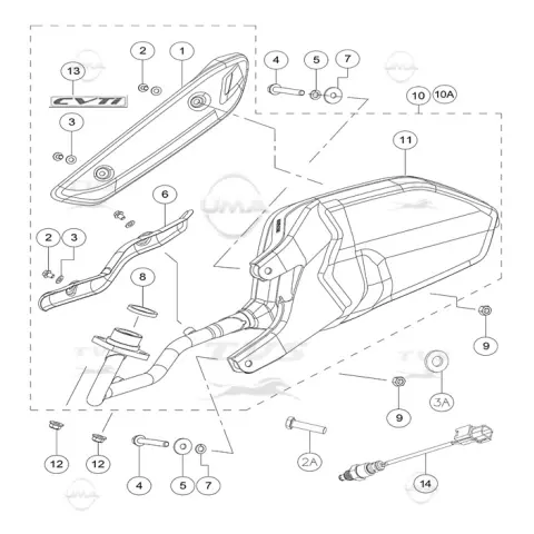 TVS Wego Egzoz Dekor Üst Kapak – 2. fotoğraf