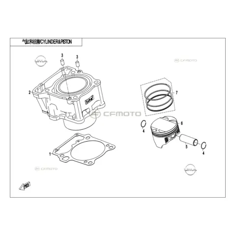 CFMoto CF250-12H (250CL-C) E5+ Silindir A – 3. fotoğraf