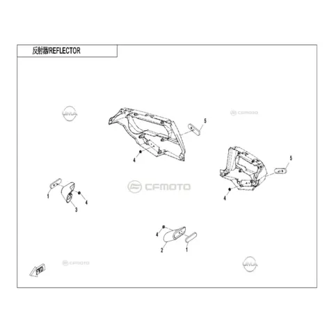 CFMoto CF250-12H (250CL-C) E5+ Arka Reflektor – 3. fotoğraf