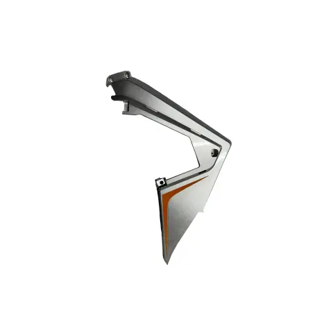 Motolux MW46 (125 CC) Diz Rüzgarlığı Turkuaz / Gri Sol