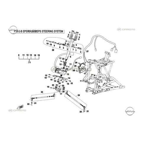 CFMoto CF550 6L (AU) Elektrik Direksiyon Kontrol Unitesi