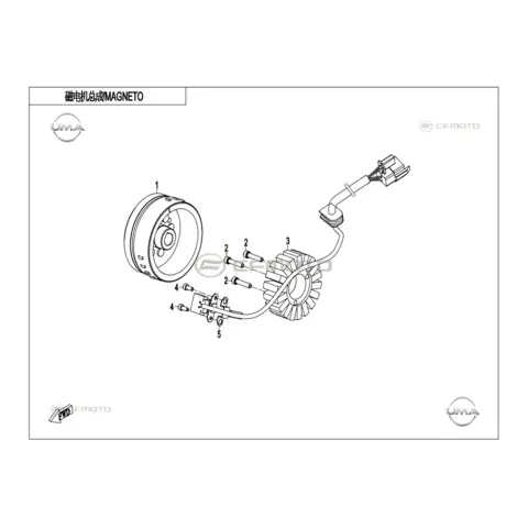 CFMoto CF250DUAL (CF250GY-H) Stator