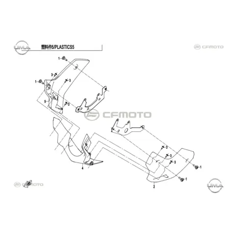CFMoto 250NK E5 Motor Sağ Panel – 3. fotoğraf