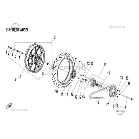 CFMoto 250NK E5 Rulman 6202-2RS – 2. fotoğraf