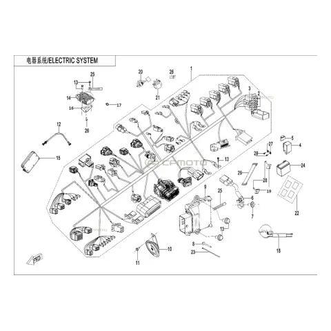 CFMoto CF 250NK (CF250-BH) E5+ ECU