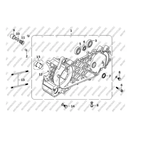 CFMoto CF 450 SR (CF400-6F) Rulman 6205 – 3. fotoğraf