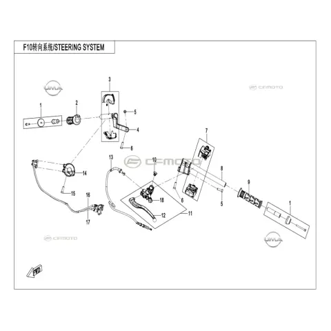 CFMoto CF 450 SR (CF400-6F) Sol Gidon