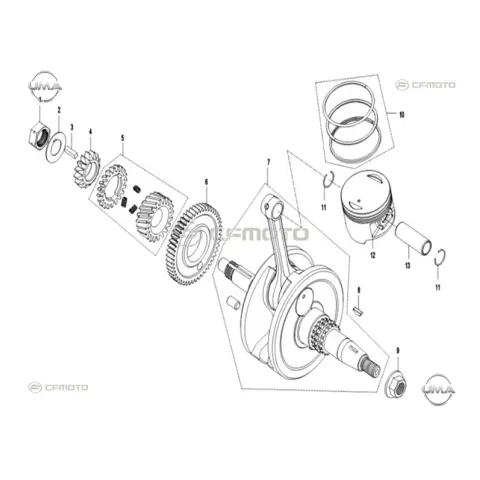 CFMoto CF NK 150 Piston İ – 3. fotoğraf