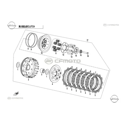 CFMoto CF NK 250 Debriyaj Baskı Flansı