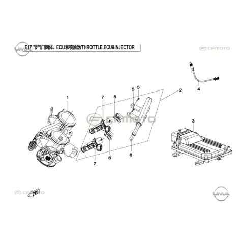 CFMoto CF NK 400 ECU – 2. fotoğraf