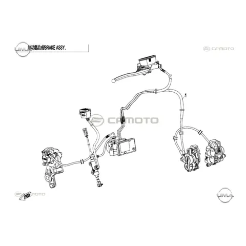 CFMoto CF NK 400 Fren Sistemi Komple