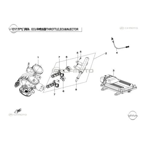 CFMoto CF NK 650 ECU